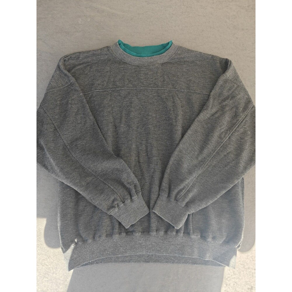 Vintage Robinson's Sweatshirt Gray Crewneck Fleece Lined Made In USA Mens 2XL